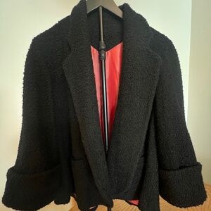 Vintage Black Wrap Jacket
